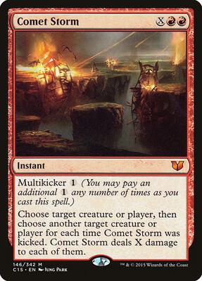 Comet Storm card from Commander 2015