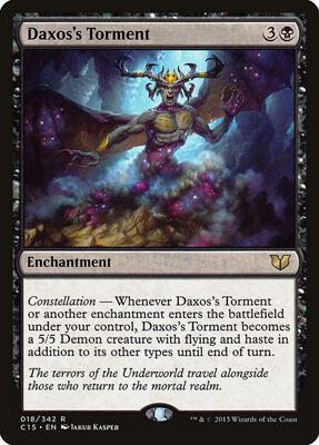 Daxos's Torment card from Commander 2015