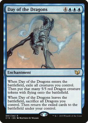Day of the Dragons card from Commander 2015