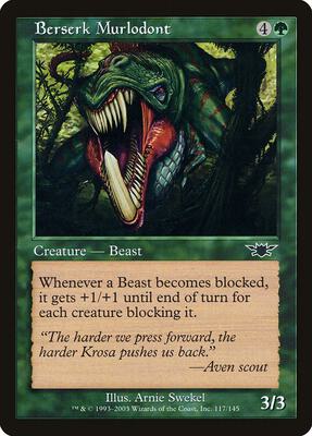 Berserk Murlodont card from Legions