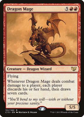 Dragon Mage card from Commander 2015