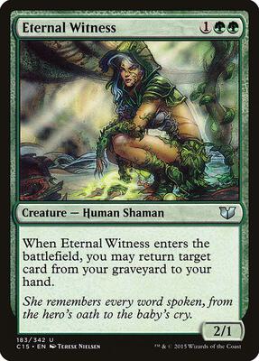 Eternal Witness card from Commander 2015