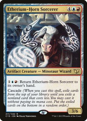 Etherium-Horn Sorcerer card from Commander 2015