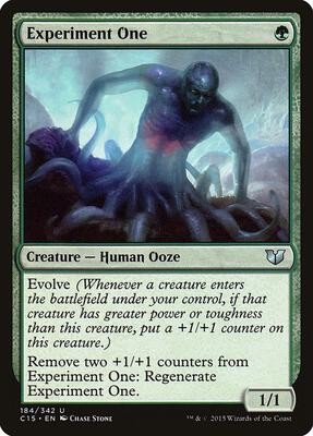 Experiment One card from Commander 2015