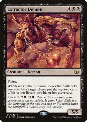 Extractor Demon card from Commander 2015