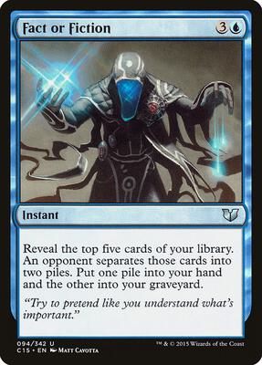 Fact or Fiction card from Commander 2015
