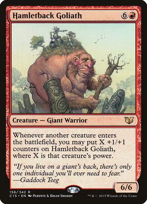 Hamletback Goliath card from Commander 2015