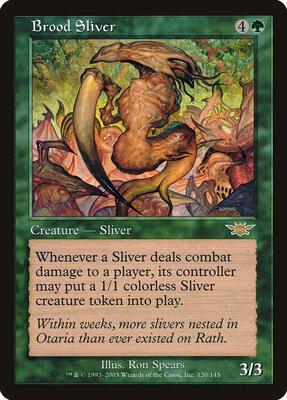 Brood Sliver card from Legions