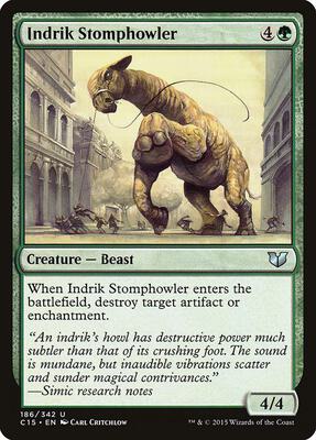 Indrik Stomphowler card from Commander 2015
