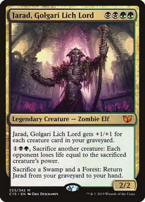 Jarad, Golgari Lich Lord card from Commander 2015
