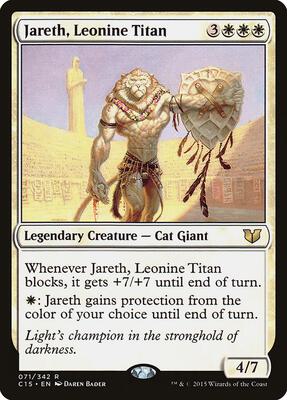 Jareth, Leonine Titan card from Commander 2015
