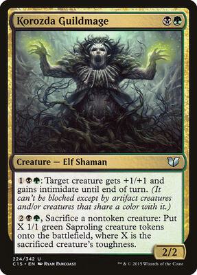 Korozda Guildmage card from Commander 2015