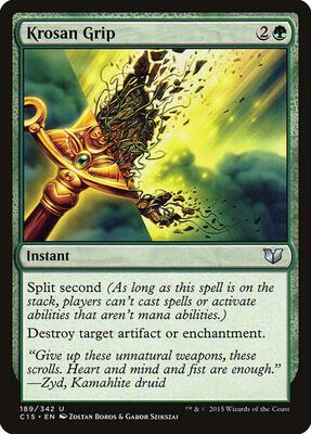 Krosan Grip card from Commander 2015