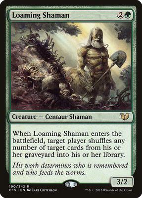 Loaming Shaman card from Commander 2015