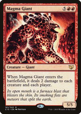 Magma Giant card from Commander 2015