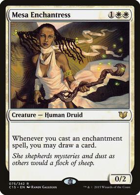 Mesa Enchantress card from Commander 2015