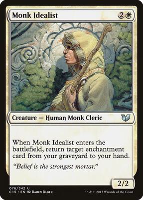 Monk Idealist card from Commander 2015