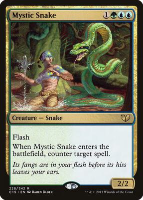 Mystic Snake card from Commander 2015