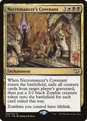 Necromancer's Covenant card from Commander 2015