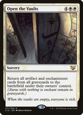 Open the Vaults card from Commander 2015