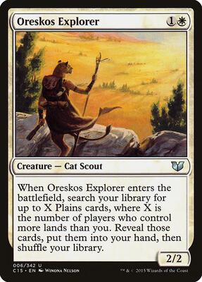 Oreskos Explorer card from Commander 2015