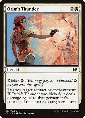 Orim's Thunder card from Commander 2015