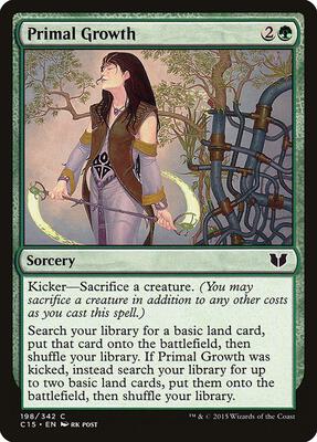 Primal Growth card from Commander 2015
