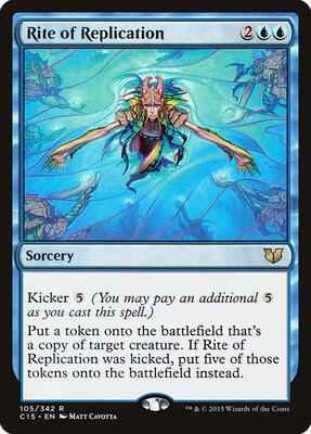 Rite of Replication card from Commander 2015