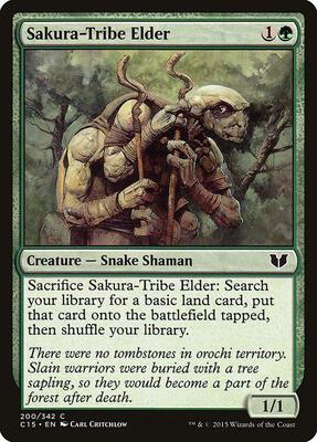 Sakura-Tribe Elder card from Commander 2015