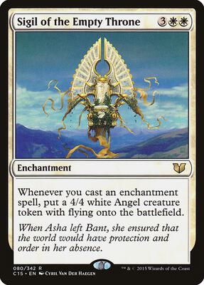 Sigil of the Empty Throne card from Commander 2015