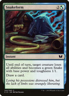 Snakeform card from Commander 2015