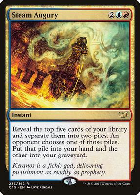 Steam Augury card from Commander 2015