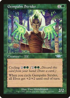 Gempalm Strider card from Legions