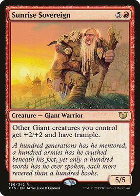 Sunrise Sovereign card from Commander 2015