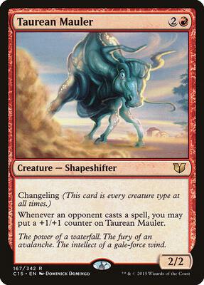 Taurean Mauler card from Commander 2015