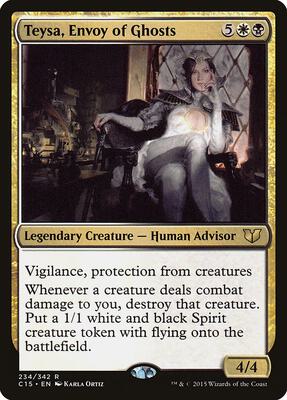 Teysa, Envoy of Ghosts card from Commander 2015