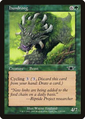 Hundroog card from Legions