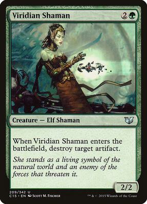 Viridian Shaman card from Commander 2015