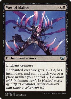 Vow of Malice card from Commander 2015