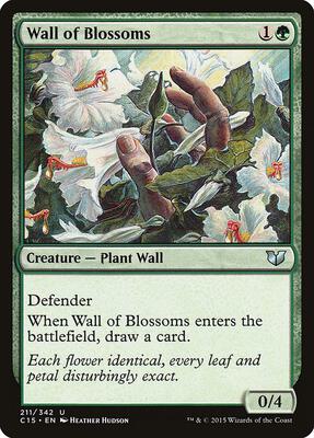 Wall of Blossoms card from Commander 2015