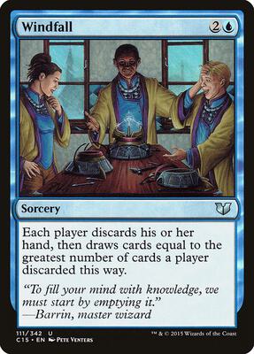 Windfall card from Commander 2015