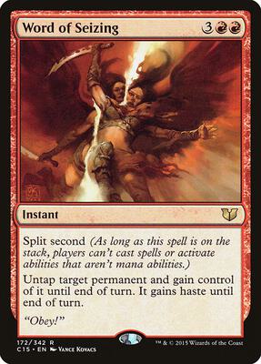Word of Seizing card from Commander 2015