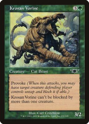 Krosan Vorine card from Legions