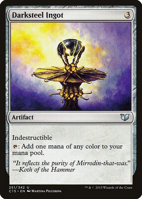 Darksteel Ingot card from Commander 2015