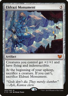 Eldrazi Monument card from Commander 2015