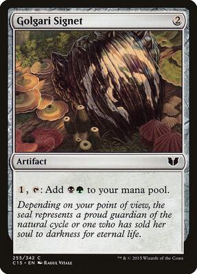 Golgari Signet card from Commander 2015