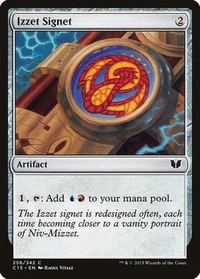 Izzet Signet card from Commander 2015