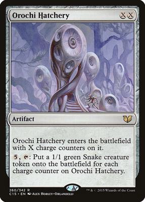 Orochi Hatchery card from Commander 2015