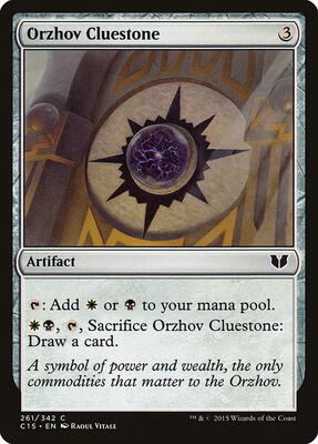 Orzhov Cluestone card from Commander 2015