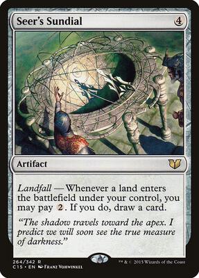 Seer's Sundial card from Commander 2015